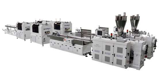 kopen Productielijn voor PVC-kabelleidingen met verticale versnellingsbak en PVC-profiel met twee schroeven online manufacture