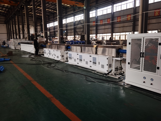 kopen 250-630mm / 315-800mm PVC-O-buisproductielijn 380V/3P/50Hz O-PVC-buis extrusielijn online manufacture