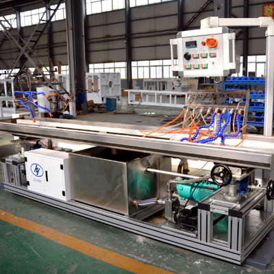 kopen China Popular L or V shapes corner clip profile extrusion machine PVC corner profile making machine for sales online manufacture