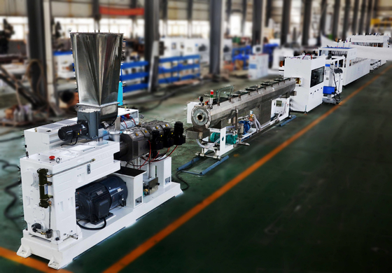 kopen Shenzhen HYPET High Efficient High Speed 110-200 PVC Pipe Productie Lijn online manufacture