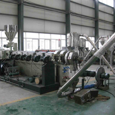 kopen Shenzhen HYPET PVC Pelletizing Line With Twin Conic Extruder / PVC Granules Making With Conic Twin Screw Extruder Machine online manufacture
