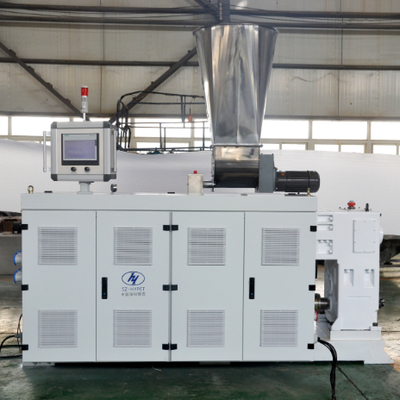 kopen Shenzhen HYPET Higher Output Higher Filler Longer Lifttime Vertical Gear Box Type PVC Extruders Machine online manufacture