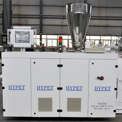 kopen Shenzhen HYPET Twinc Conic Scrwe Extruder Machine Parallel Twin Screw Extruder Machine Double Screw Extruder Machine online manufacture