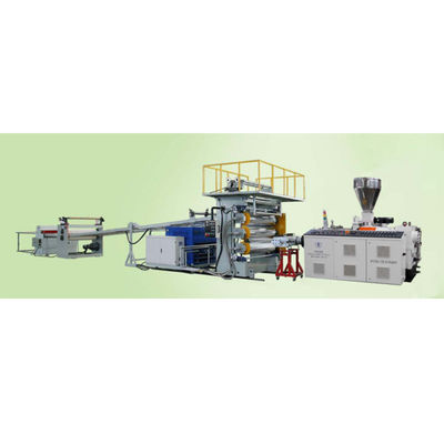 kopen Pvc-de Machine van het Raadsblad/van de de Raadsuitdrijving van Pvc Imitatie de Lijn12t/day Hoge Calciumformule online manufacture