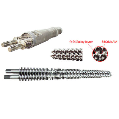 kopen Schroef en Vat voor plastic extruder/tweeling kegelschroef en vat online manufacture