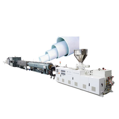 kopen Pvc-de Lijn van de Pijpuitdrijving met van de de Schroefextruder van ZS80/173 de Dubbele Output meer dan 700kg/h online manufacture