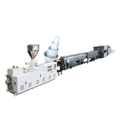 kopen UPVC-Pijp die Machine met Parallelle Tweelingschroefextruder maken online manufacture