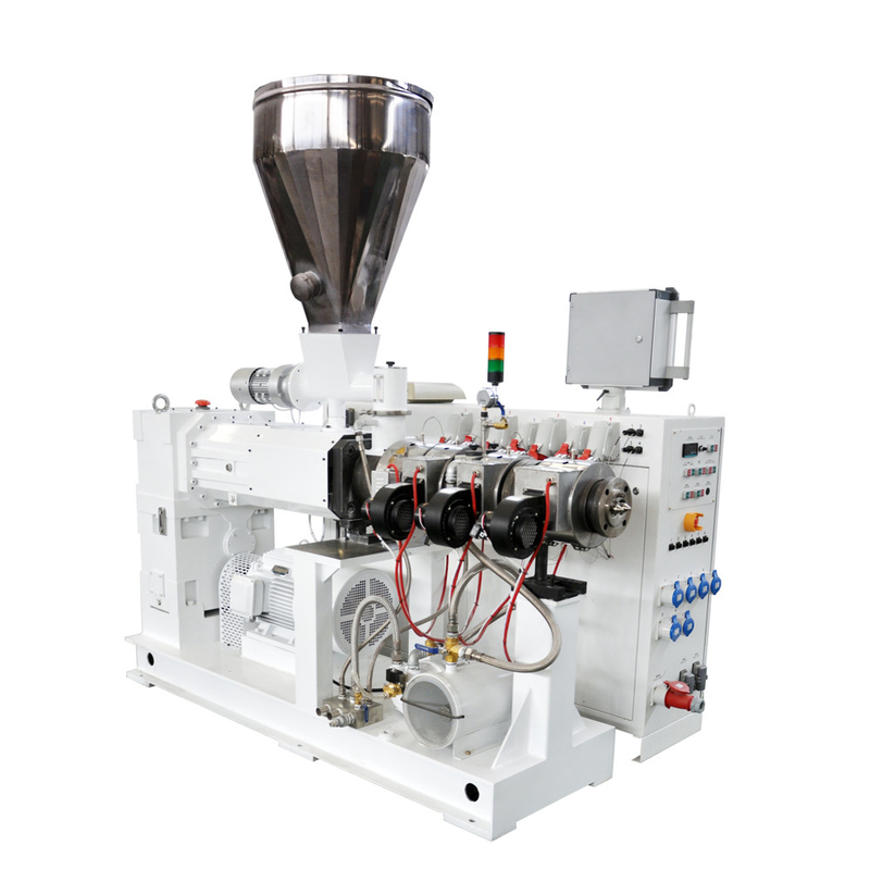 Grace Machinery 65/132 Konieke dubbele dubbelschroef-extruder voor PVC-profiel / buis
