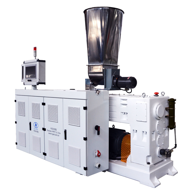 450-600mm PVC dakwand plafond decoratie paneel maken Machine Twin Screw Extruder HYZS80/156 55kw