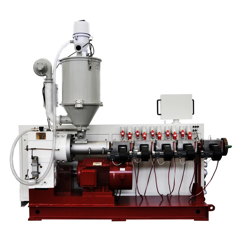 snelheid HYSJ65/33 55kw Eén schroef extruder voor PPR/PPH-buis Drie lagen PPR-compositbuis