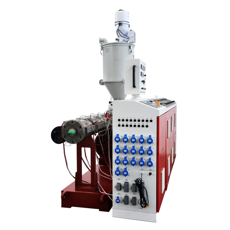 snelheid HYSJ65/33 55kw Eén schroef extruder voor PPR/PPH-buis Drie lagen PPR-compositbuis