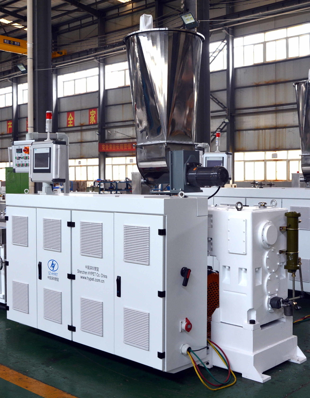 65/132 80/156 80/173 92/188 Konieke tweeschroef-extruder voor PVC-buizen en profielen voor hogesnelheid