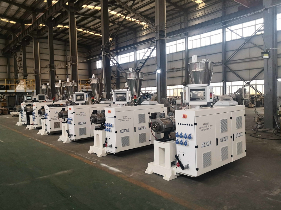 ZS65/132 Conische dubbele schroef-extrudermachine voor WPC-productielijn voor buitenprofielen