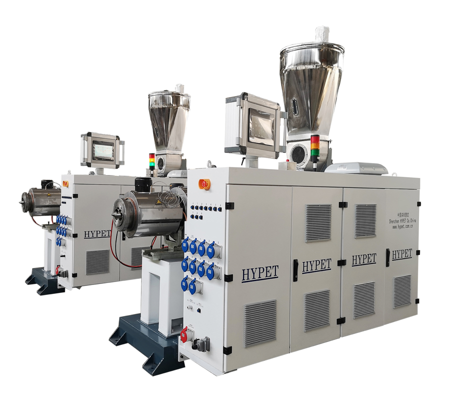 Productielijn voor elektrische pvc-buizen met hoge uitstoot en snelle extrudering met ZS65/132 extruder met 45 kW
