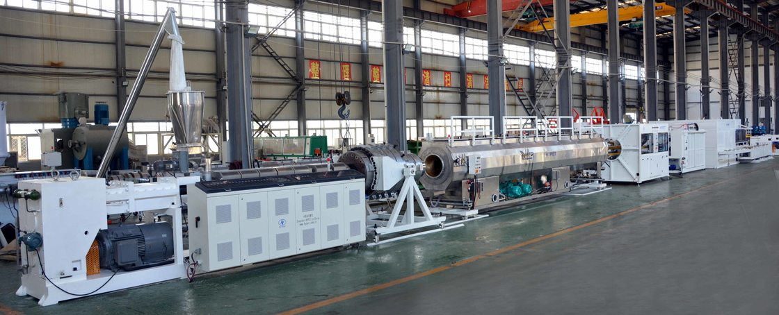 HYPET High Output PVC Big Size Pipe Production Line315/400/500/630mm Pipe Making Machine door ZS92/188 Koniek Twin Extruder