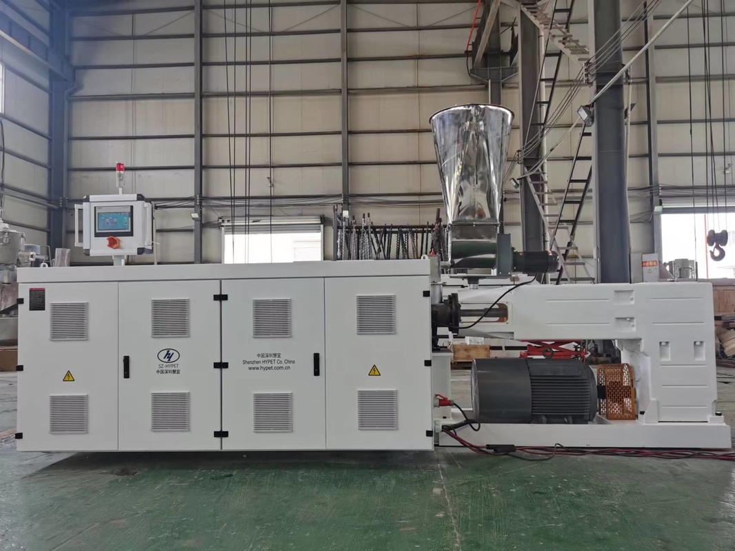 Goedkwaliteit PVC transparante zachte harde PVC pellets guranule parallelle tweeling dubbele schroef extruders HYPS93/38 tegen een goede prijs