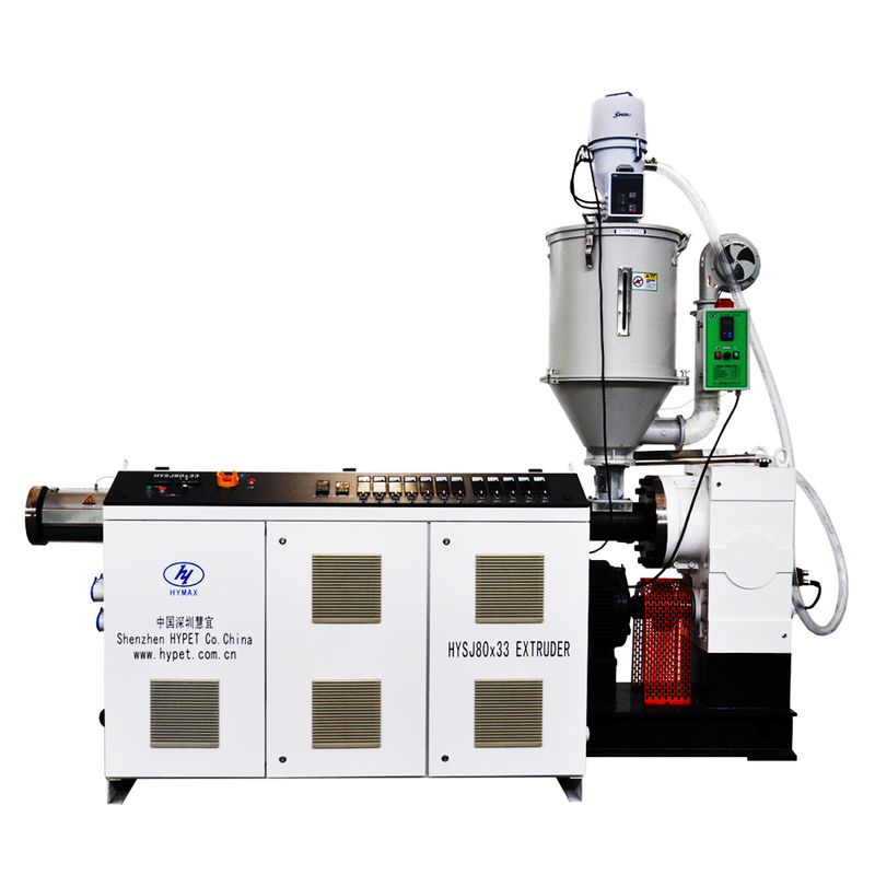Hoogdruk-efficiënte plastic PE-HDPE-single-screw extruder SJ75/38 132kw voor profielplaten voor elektrische buizen