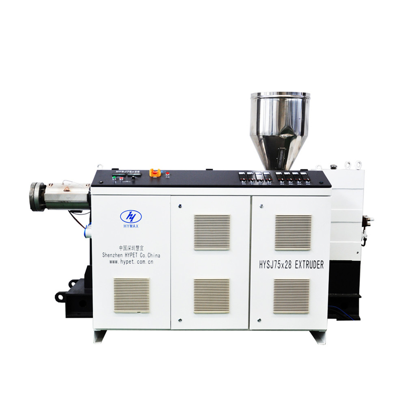 Afvalmateriaal gerecycled LDPE HDPE PP Plastic extrusion machine single screw Extruder SJ75/30 voor pellets buisprofiel