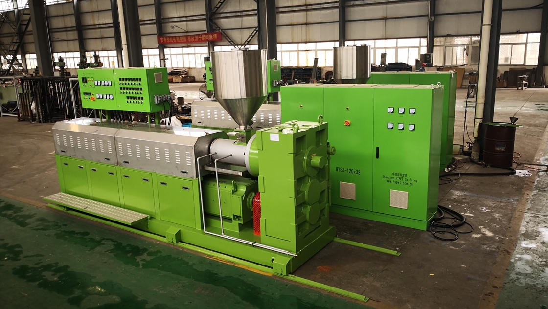 Nieuw model SJ120/30 90kw Tpu-extruderen Kleur Masterbatch pellets profiel afdichter zacht PVC-afdichter strip Eén schroef