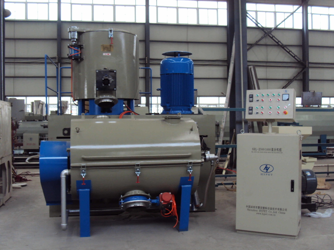 PLC automatische besturing dubbele snelheid grote grootte mixer beroemde inverter grote grootte mixer machine 1000/3500L voor plastic gra