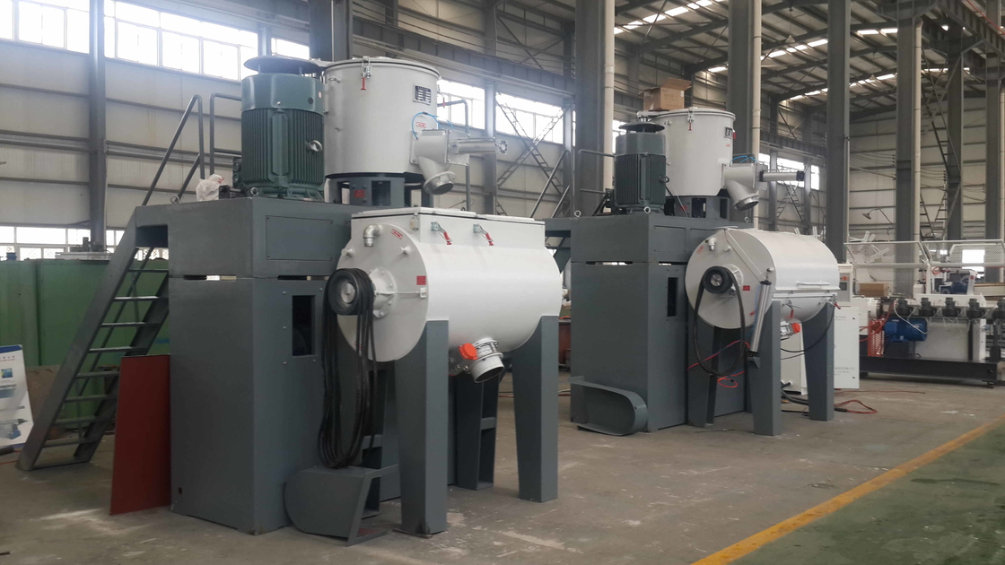 PLC automatische besturing dubbele snelheid grote grootte mixer beroemde inverter grote grootte mixer machine 1000/3500L voor plastic gra