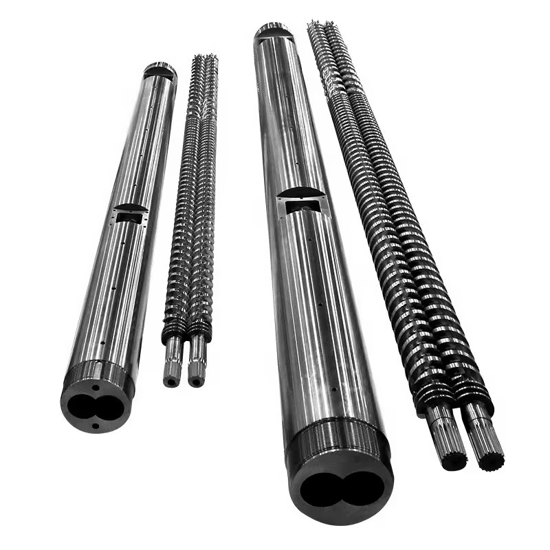 Hardchroomplating Parallel schroef en loop voor twee schroef extruders en maatmeting Service gratis