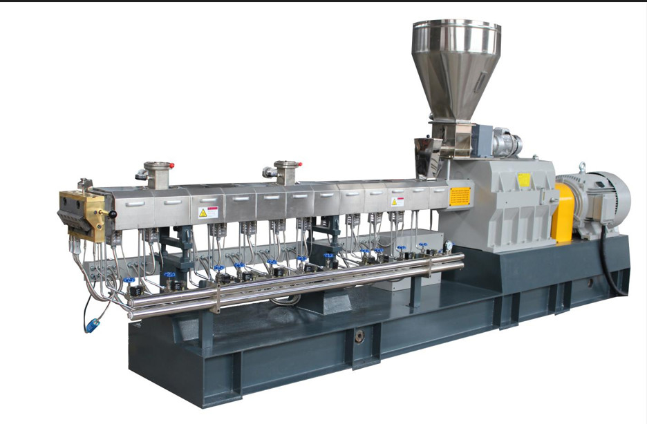 High Capacity PET Pelletizing Machine PVC Recycle Twin Screw Extruder Water Flushing Strands Pelletizing Line