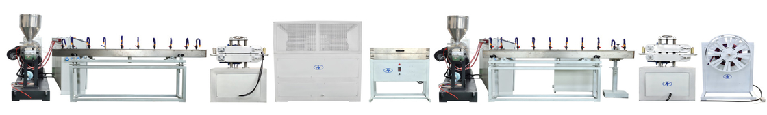 10-38 mm 0,5-2 inch PVC-pijpmachine met vezelversterking Flexible ventilatie-leiding geleiding Soft PVC-pijp productielijn