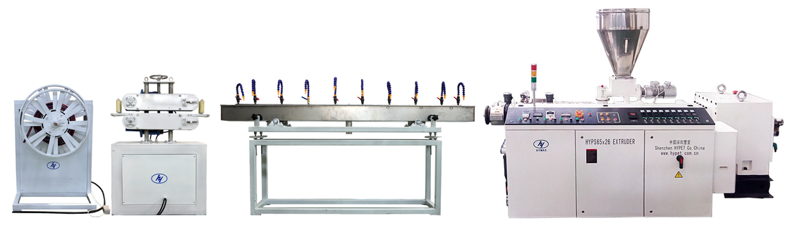 10-38mm zacht PVC poeder in extruder doorzichtige tuinpijp slang machine door Nieuwe ontwerp parallelle tweevoudige schroef extruder