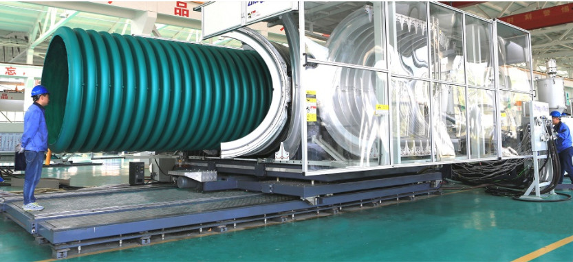 Aanpasbare HYPET dubbele wand golfdraad extrusielijn 200-600 mm met ingenieur installatie service