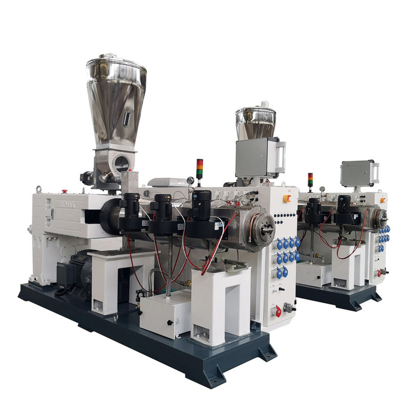 PVC-productieapparatuur voor tweeschroef-plastiek, dubbelschroef-extrudermachine HYZS80/156 met 55kw 550kg/h