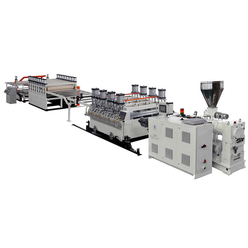 Pvc-van de de Uitdrijvingsmachine van de Schuimraad de Raad die van Max Width 1220/Wpc Machine 400kg/H maken