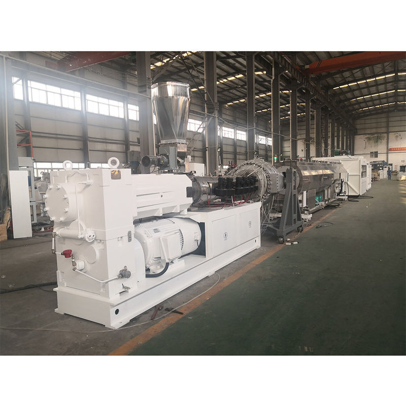 Pvc Pipe Twin Screw Plastic Double Screw Extruder Production Line Machine SJ55/110 SJ55/120 SJ51/105 SJ51/110 Extruder