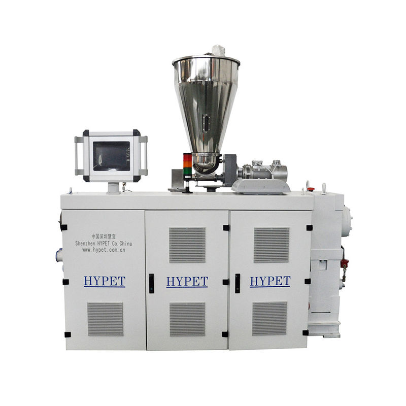 30KW Motor Power Twin Screw Extruder ZS55/120 voor UPVC CPVC OPVC SOFT HARD PVC 4 Verwarmingszones Uitgang 280kg/h