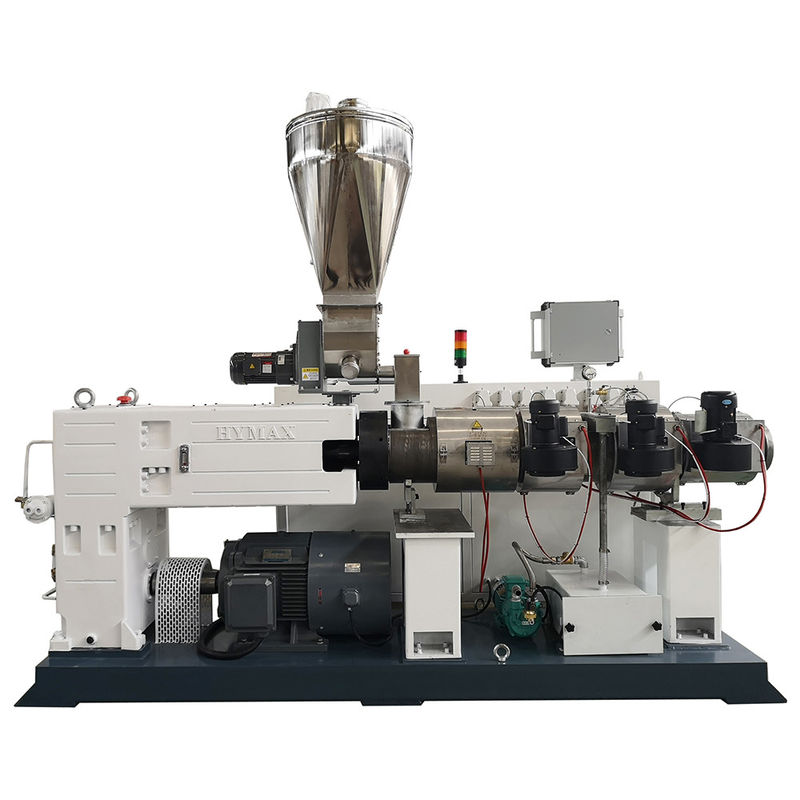 30KW Motor Power Twin Screw Extruder ZS55/120 voor UPVC CPVC OPVC SOFT HARD PVC 4 Verwarmingszones Uitgang 280kg/h