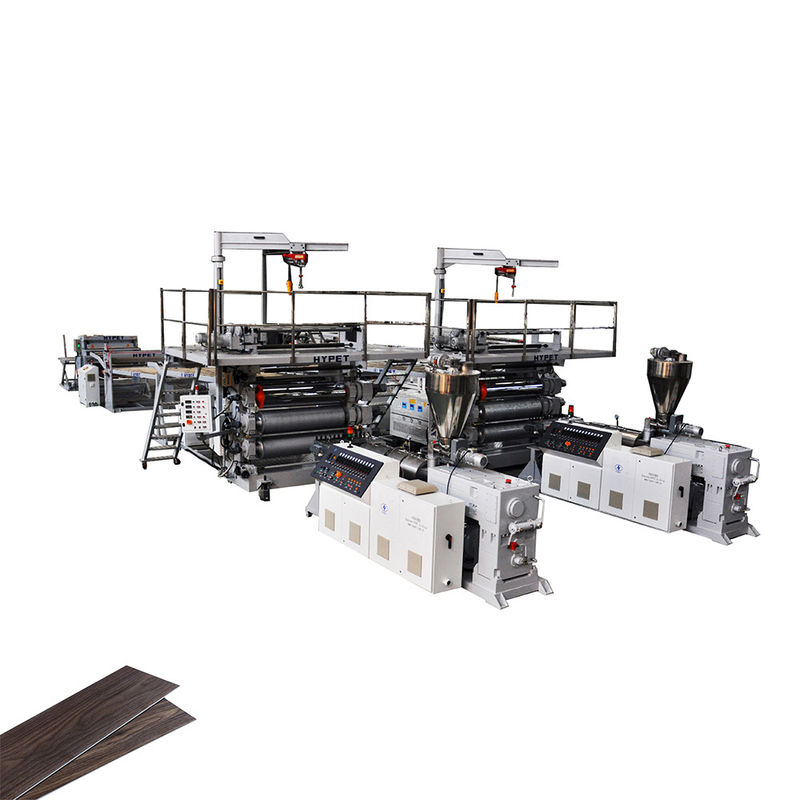 SPC-van de de Machinesteen van Extrusioni van het Bevloeringsblad Plastic Samengestelde het Bladproductielijn
