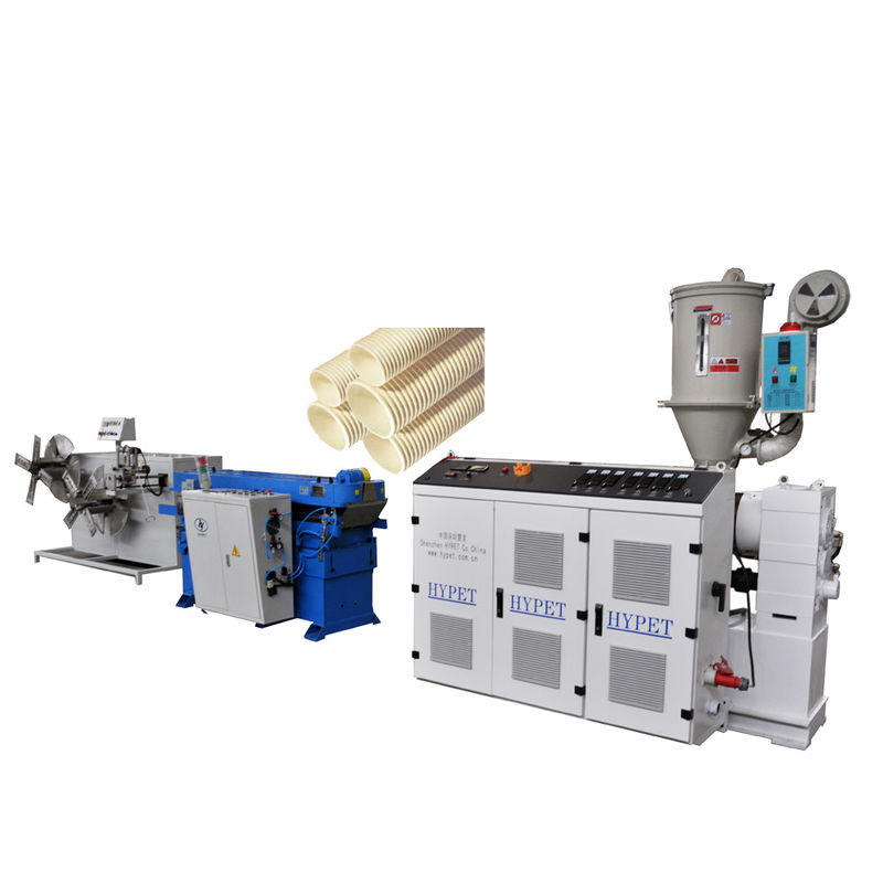 Makkelijke bediening16-32mm PE PVC enkelwand golfdraadmachine met enkel schroef extruder SJ65/28