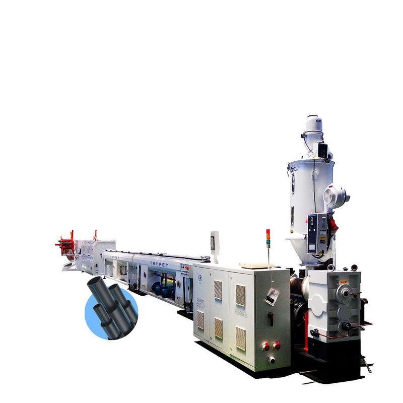HDPE de Machine van de Pijpuitdrijving/PE van de Pijpproductielijn Snelheidsbereik 12m/Min Dia 110mm