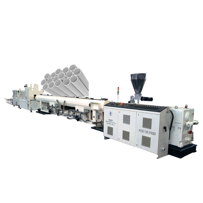 Pvc-de Uitdrijvingslijn van de Drainagepijp voor Grootte 110 - 160mm met PLC Controlesysteem