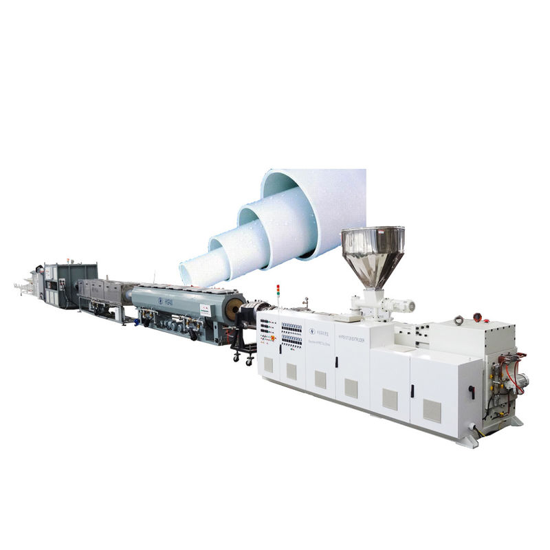 Grote diameter 250-400 mm Ondergrondse watervoorziening PVC-pijpleiding door conische tweelingschroefextruder ZS80/173