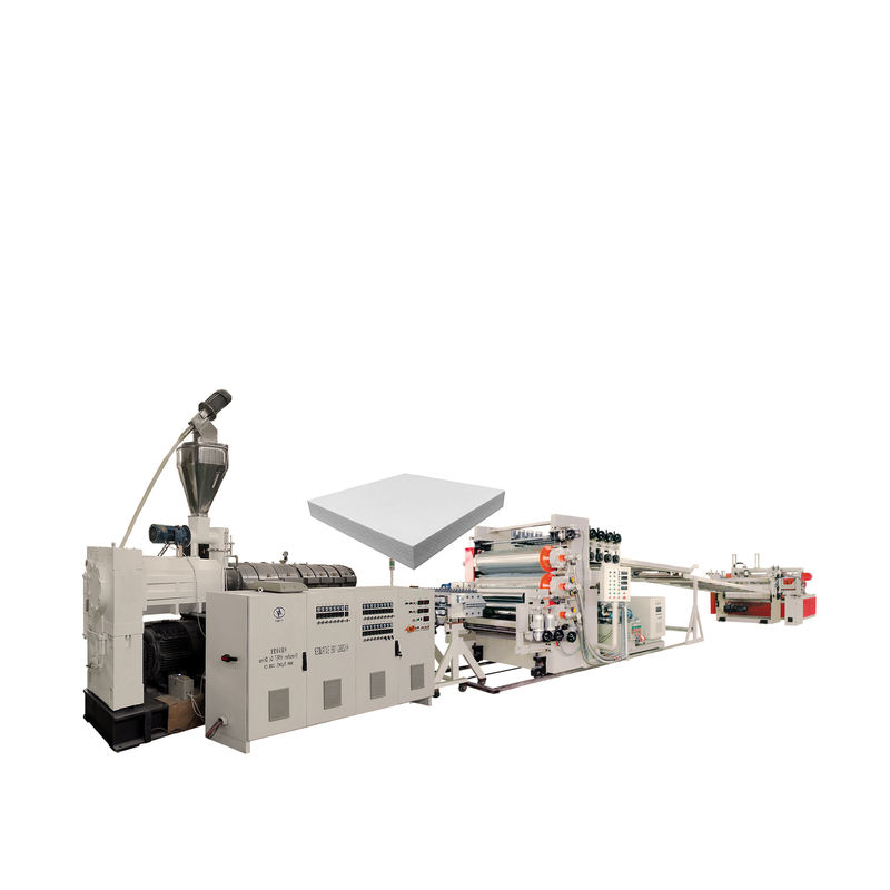 Pvc-de Uitdrijvingsmachine van het Schuimblad/pvc-Productielijn 1220 van de Schuimraad met zs80/156