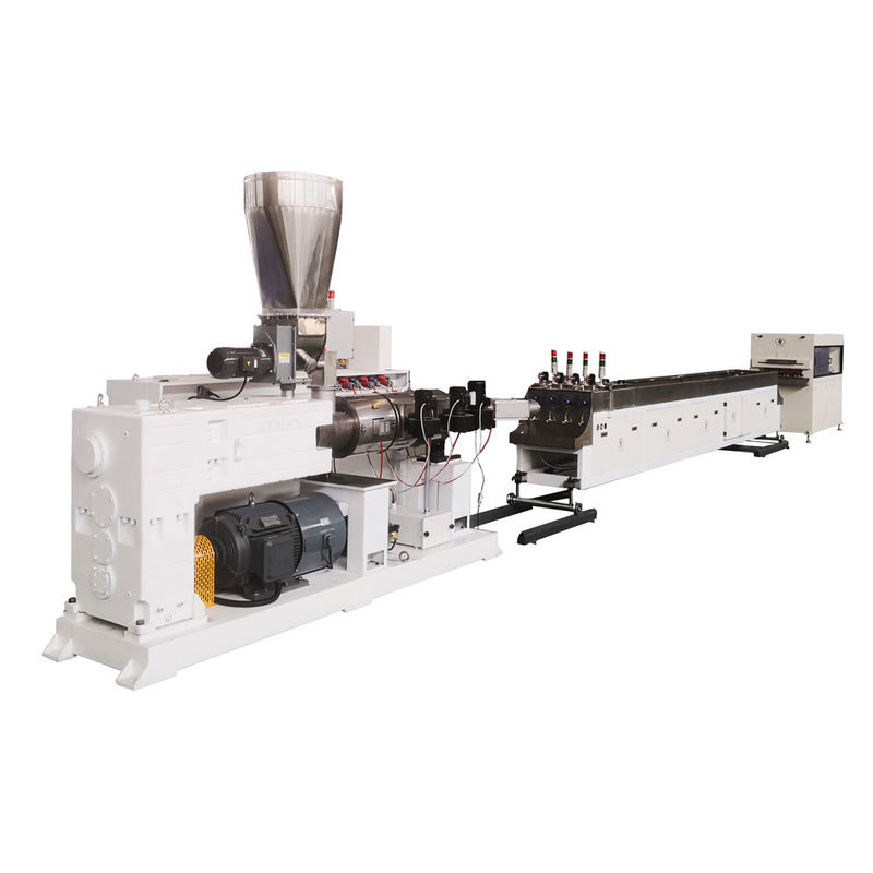 16/20/25/32mm PVC Vier holte stations uitlaatdraadbuis extrusielijn voor elektrische leidingbuis